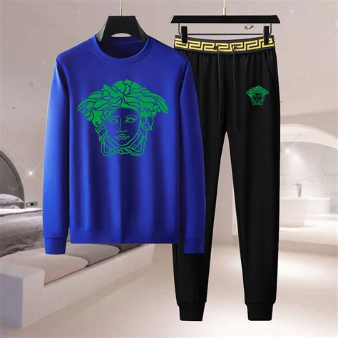 fake versace tracksuit mens|versace tracksuit men's price.